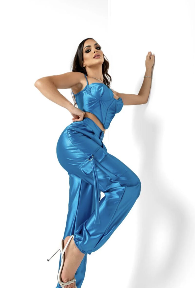 CONJUNTO BRUNA AZUL